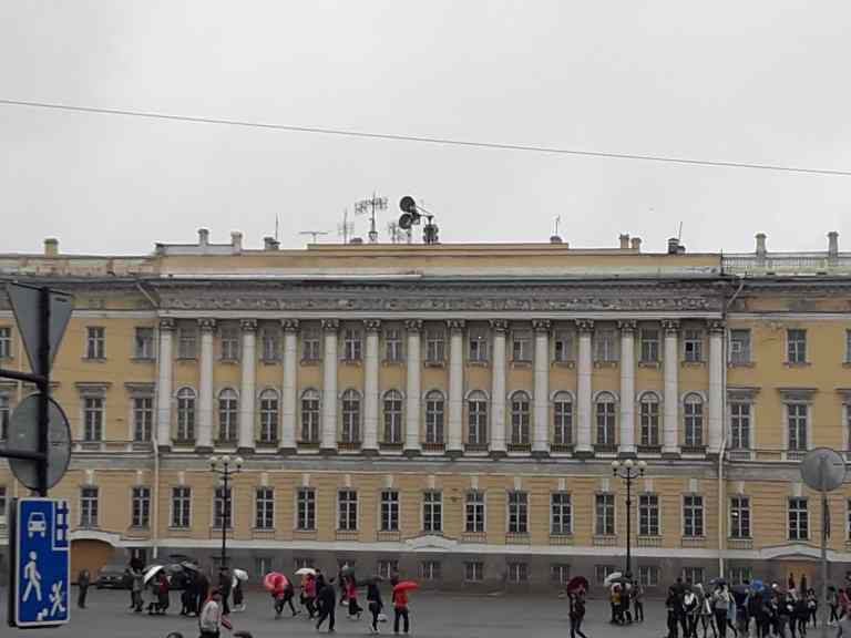 Antennas on the building